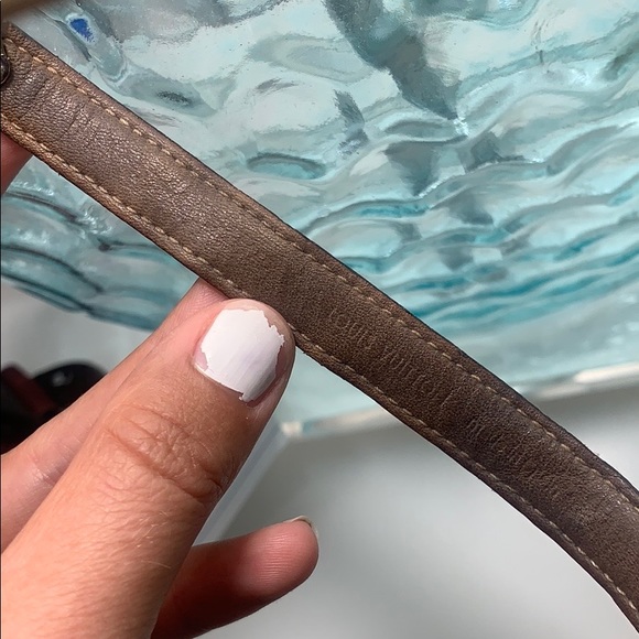 Louis Vuitton Leather Wrap/ NANO MONOGRAM BRACELET - Picture 5 of 5